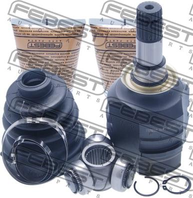 Febest 0111-SXV10LH - Шарнирный комплект, ШРУС, приводной вал autospares.lv