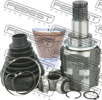 Febest 0111-ZVW30LH - Шарнирный комплект, ШРУС, приводной вал autospares.lv