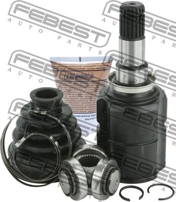 Febest 0111-ZZE132LH - Шарнирный комплект, ШРУС, приводной вал autospares.lv