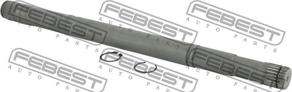 Febest 0112-CT220RH - Приводной вал autospares.lv