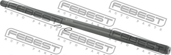 Febest 0112-ZZT251RH - Приводной вал autospares.lv