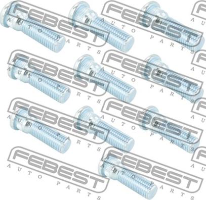 Febest 0184-001-PCS10 - Шпилька ступицы колеса autospares.lv