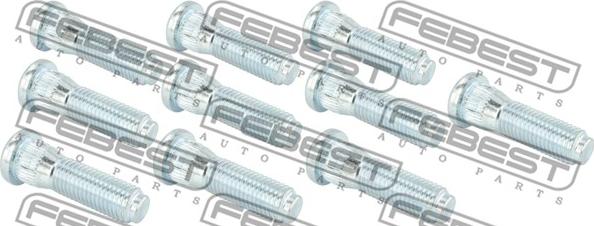 Febest 0184-002-PCS10 - Шпилька ступицы колеса autospares.lv