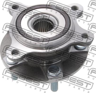 Febest 0182-GRX125FRH - Ступица колеса, поворотный кулак autospares.lv