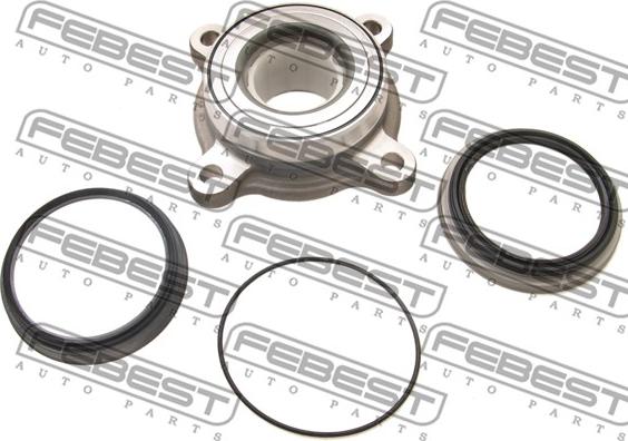 Febest 0182-LC200FM-KIT - Ступица колеса, поворотный кулак autospares.lv