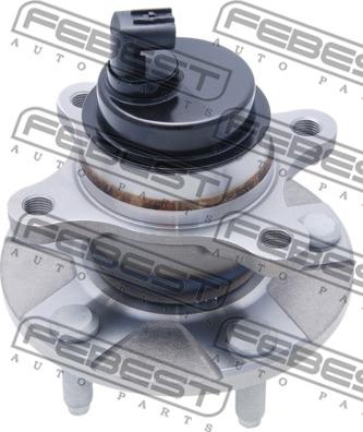 Febest 0182-UCF30F - Ступица колеса, поворотный кулак autospares.lv