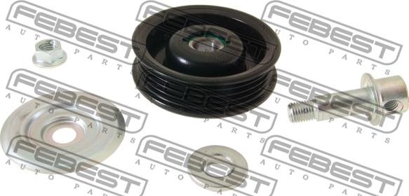 Febest 0187-GX110 - Ролик, поликлиновый ремень autospares.lv