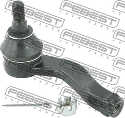 Febest 0121-SPALH - Наконечник рулевой тяги, шарнир autospares.lv