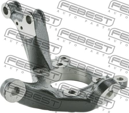 Febest 0128-ZZE150FLH - Поворотный кулак, подвеска колеса autospares.lv