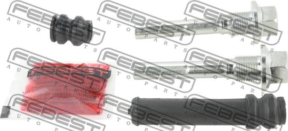 Febest 0174-GRJ200R-KIT - Направляющий болт, корпус скобы тормоза autospares.lv