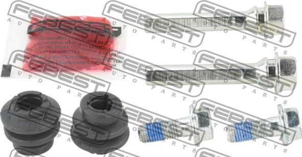 Febest 0174-ZZE120F-KIT - Направляющий болт, корпус скобы тормоза autospares.lv