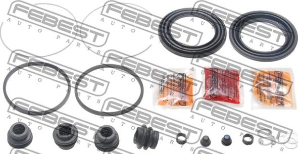 Febest 0175-ACA30F - Ремкомплект, тормозной суппорт autospares.lv