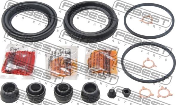 Febest 0175-ACA20F - Ремкомплект, тормозной суппорт autospares.lv