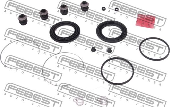 Febest 0175-ACV30F - Ремкомплект, тормозной суппорт autospares.lv