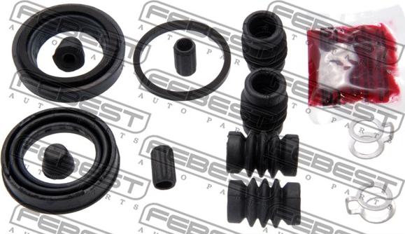 Febest 0175-AZT250R2 - Ремкомплект, тормозной суппорт autospares.lv