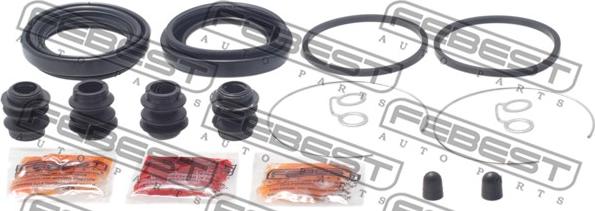 Febest 0175-ZZE123F - Ремкомплект, тормозной суппорт autospares.lv