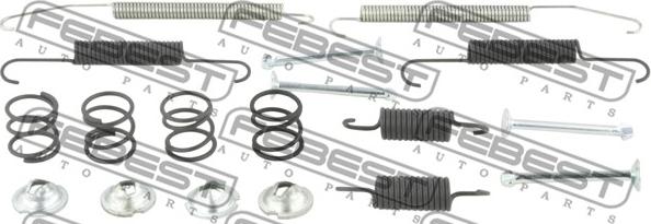 Febest 0804-S10XR-KIT - Комплектующие, стояночная тормозная система autospares.lv