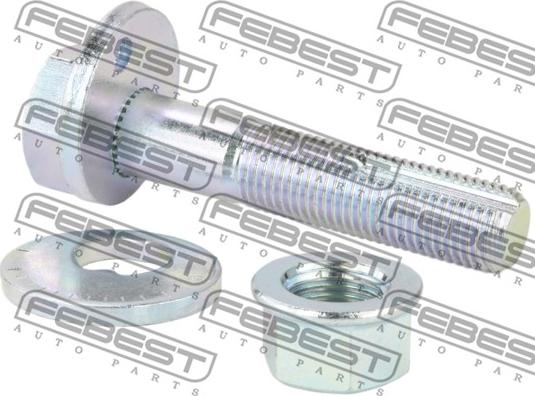 Febest 0829-002-KIT - Болт регулировки развала колёс autospares.lv