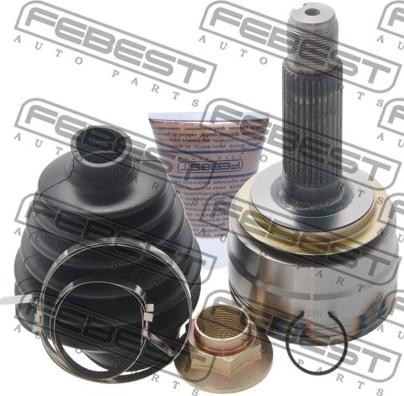 Febest 0310-PL - Шарнирный комплект, ШРУС, приводной вал autospares.lv