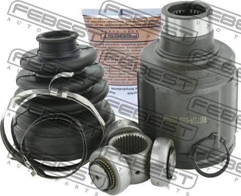 Febest 0311-ACC22RH - Шарнирный комплект, ШРУС, приводной вал autospares.lv