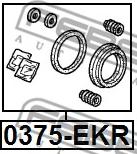 Febest 0375-EKR - Ремкомплект, тормозной суппорт autospares.lv