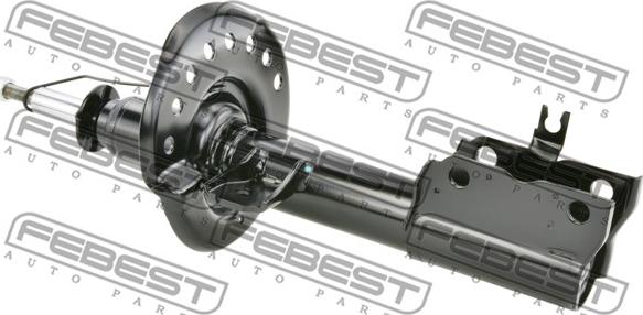 Febest 02660801FR - Амортизатор autospares.lv