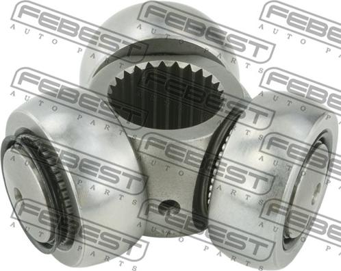 Febest 0216-V10M - Трипоид, муфта с шипами, приводной вал autospares.lv