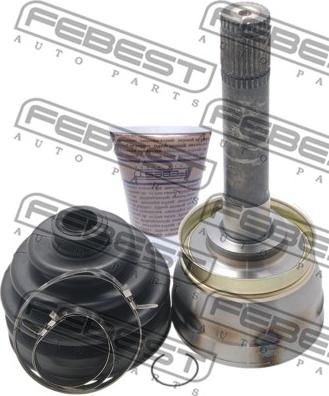 Febest 0210-064 - Шарнирный комплект, ШРУС, приводной вал autospares.lv