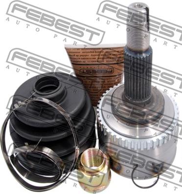 Febest 0210-065A44 - Шарнирный комплект, ШРУС, приводной вал autospares.lv