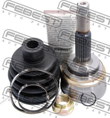 Febest 0210-060 - Шарнирный комплект, ШРУС, приводной вал autospares.lv