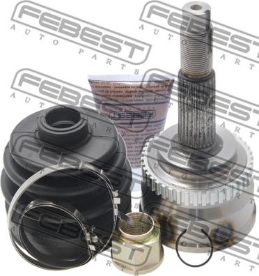 Febest 0210-061A42 - Шарнирный комплект, ШРУС, приводной вал autospares.lv