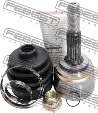 Febest 0210-017 - Шарнирный комплект, ШРУС, приводной вал autospares.lv