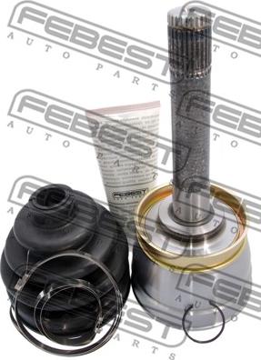 Febest 0210-024 - Шарнирный комплект, ШРУС, приводной вал autospares.lv