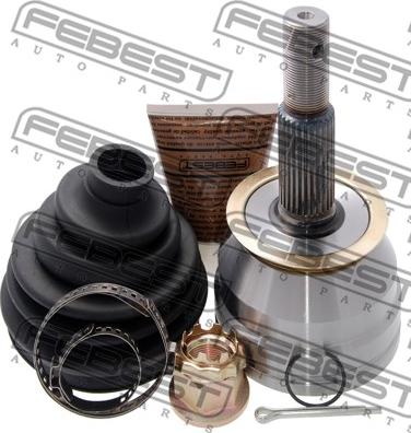 Febest 0210-A60 - Шарнирный комплект, ШРУС, приводной вал autospares.lv