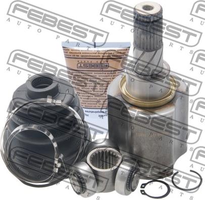 Febest 0211-B10ATRH - Шарнирный комплект, ШРУС, приводной вал autospares.lv