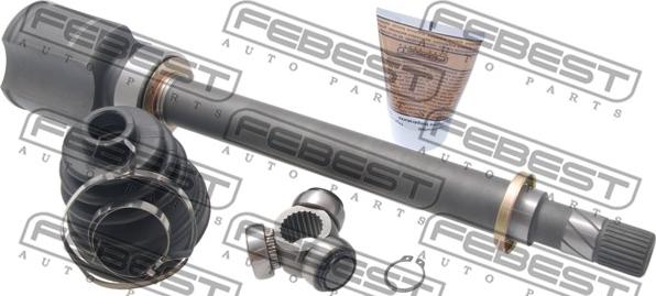 Febest 0211-C11XRH - Шарнирный комплект, ШРУС, приводной вал autospares.lv