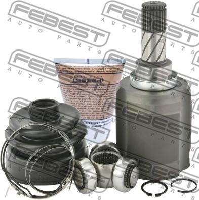 Febest 0211-J10F6LH - Шарнирный комплект, ШРУС, приводной вал autospares.lv