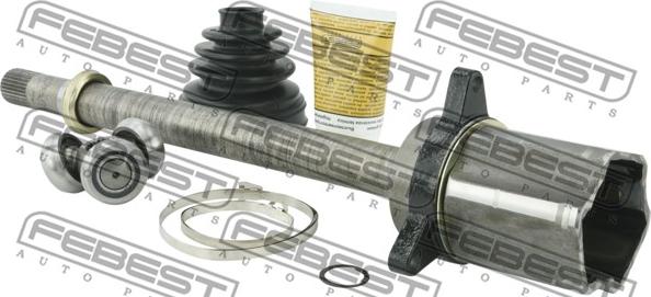 Febest 0211-J31VQ35RH - Шарнирный комплект, ШРУС, приводной вал autospares.lv