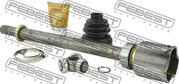 Febest 0211-J32VQ25RH - Шарнирный комплект, ШРУС, приводной вал autospares.lv