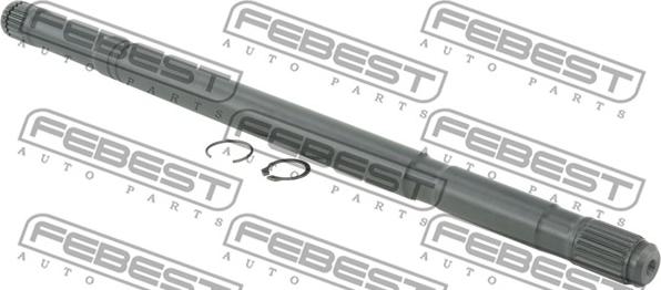 Febest 0212-K12LH - Приводной вал autospares.lv