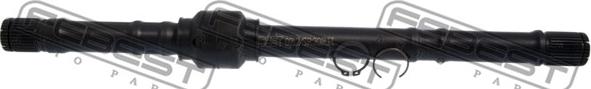 Febest 0212-SR20RH - Приводной вал autospares.lv