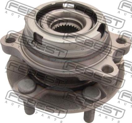 Febest 0282-Z50F - Ступица колеса, поворотный кулак autospares.lv