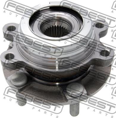 Febest 0282-Z51MFR - Ступица колеса, поворотный кулак autospares.lv