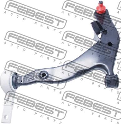 Febest 0224-Z50LH - Рычаг подвески колеса autospares.lv