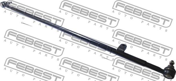 Febest 0222-GRY61 - Осевой шарнир, рулевая тяга autospares.lv