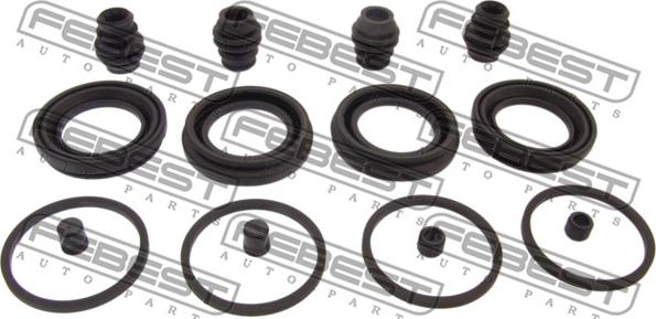 Febest 0275-T30F - Ремкомплект, тормозной суппорт autospares.lv