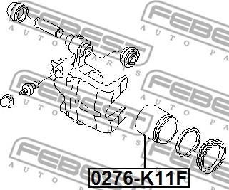 Febest 0276-K11F - Поршень, корпус скобы тормоза autospares.lv