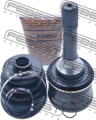 Febest 0710-011 - Шарнирный комплект, ШРУС, приводной вал autospares.lv