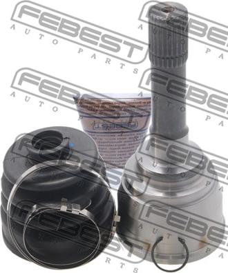 Febest 0710-012 - Шарнирный комплект, ШРУС, приводной вал autospares.lv