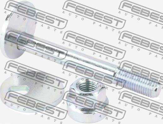 Febest 1429-004-KIT - Болт регулировки развала колёс autospares.lv